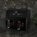 Air Fryer Frytkownica beztłuszczowa z podwójnym koszem 4,1L+4,1L BerlingerHaus BH-9469 Black Rose