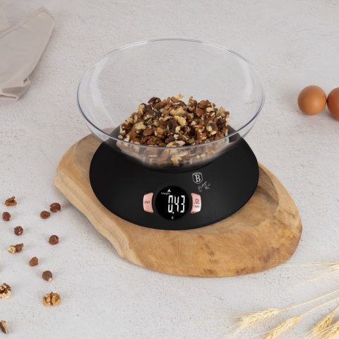 Elektroniczna waga kuchenna z misą BerlingerHaus BH-9620 Black Rose Collection
