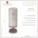 Elektryczny młynek do kawy | ceramiczny akumulatorowy BerlingerHaus BH-9801 Sahara Collection
