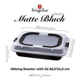 Forma do pieczenie z pokrywą BerlingerHaus BH-8641 Matte Black Collection