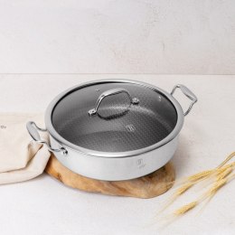 Garnek niski z pokrywką 28 cm BerlingerHaus Eternal Collection BH-8515