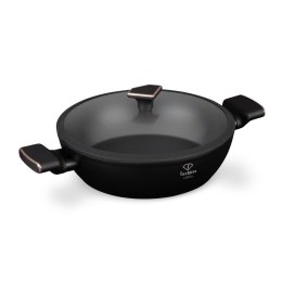 Garnek niski z pokrywką 28 cm Fashion TV FTV-0035 Matte Black- Rose Gold