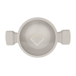 Garnek płytki z pokrywką 28 cm Fashion TV FTV-0066 Matte Cream Gold