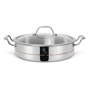 Garnek płytki z pokrywką 28cm Copper Touch Collection BerlingerHaus BH-8817