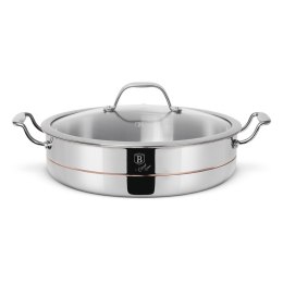 Garnek płytki z pokrywką 28cm Copper Touch Collection BerlingerHaus BH-8817