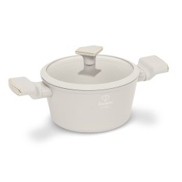 Garnek z pokrywką 20 cm FashionTV FTV-0068 Matte Cream Gold Collection