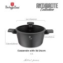 Garnek z pokrywką 24cm BerlingerHaus BH- 8131 | Antracit Collection