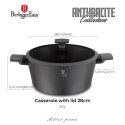 Garnek z pokrywką 28 cm Antracit Collection BerlingerHaus BH-8132