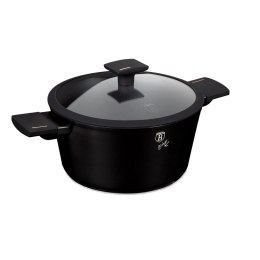 Garnek z pokrywką 28 cm BerlingerHaus BH-8262 Monaco / Black Rose Collection