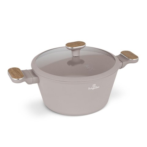 Garnek z pokrywką Ø24 cm - BerlingerHaus BH-8339 Taupe Nordic