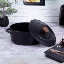 Garnek żeliwny 4,3L z pokrywką 24cm BerlingerHaus BH-6492