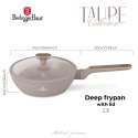 Głęboka patelnia z pokrywką 24cm BerlingerHaus BH-8333 Taupe Nordic