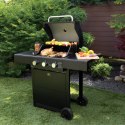 Grill gazowy ogrodowy XL BerlingerHaus z rusztem żeliwnym BH-8604
