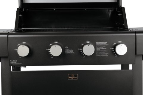 Grill gazowy ogrodowy XXL BerlingerHaus z rusztem żeliwnym BH-8605