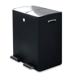 Kosz na śmieci dwukomorowy 2 x 30l BerlingerHaus BH-8883 Black Rose
