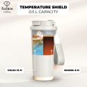 Kubek termiczny 0,5L Fashion TV FTV-0131 Matte Cream Gold Collection