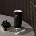 Kubek termiczny 0,5L Fashion TV FTV-0132 Matte Black- Rose Gold