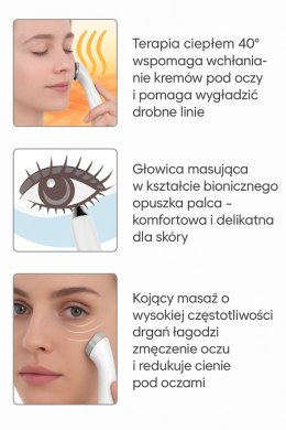 Masażer do okolic oczu FashionTV FTV-0136 Matte Cream-Gold Collection