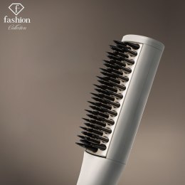 Mini prostujący grzebień do włosów FashionTV FTV-0148 Matte Cream Gold