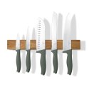 Noże kuchenne | Komplet 6 noży z listwą magnetyczną BerlingerHaus Matte Green BH-2978