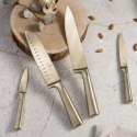Noże kuchenne | Zestaw 4 złotych noży BerlingerHaus Leonardo Collection BH-2976