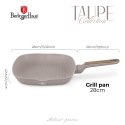 Patelnia 28 cm grillowa BerlingerHaus BH-8335 Taupe Nordic