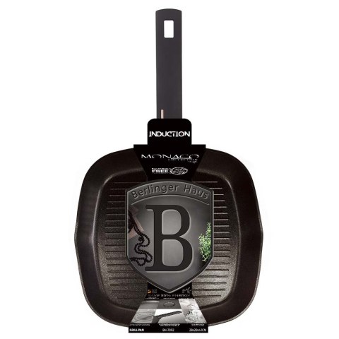 Patelnia 28cm Grillowa Tytanowa BerlingerHaus BH-7092 Monaco / Black Rose Collection