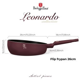 Patelnia Wok Flip 26 cm BerlingerHaus BH-8029  | Leonardo Collection