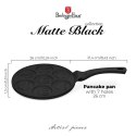 Patelnia do naleśników 26cm | Pancakes wzór emoji BerlingerHaus BH-7791 Matte Black Collection