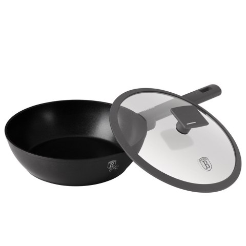 Patelnia głęboka z pokrywką 24 cm BerlingerHaus Antracit BH-8122