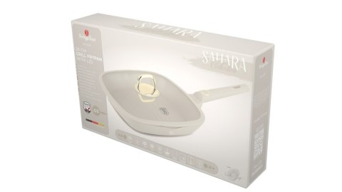 Patelnia grillowa 28 cm z pokrywką BerlingerHaus Sahara BH-8067
