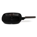Patelnia grillowa z pokrywką 28 cm BerlingerHaus BH- 8355 | Black Rose Collection