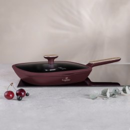 Patelnia grillowa z pokrywką 28cm z powłoką tytanową BerlingerHaus Leonardo Nordic BH-8298