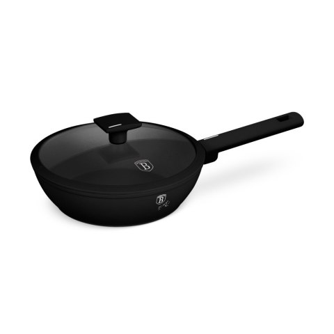 Patelnia z pokrywką 24cm BerlingerHaus Matte Black BH-8179