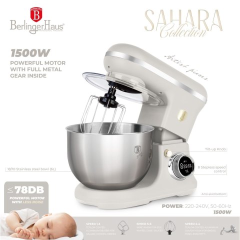 Robot kuchenny planetarny 1500W BerlingerHaus BH-9898 Sahara Collection
