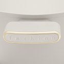 Garnek niski z pokrywką 30 cm Fashion TV FTV-0067 Matte Cream Gold