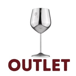 Metalowy kieliszek do wina - stal nierdzewna BerlingerHaus BH-8661|OUTLET