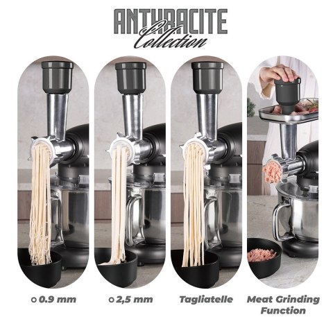 Wielofunkcyjny robot kuchenny 1500W Antracit Collection BerlingerHaus BH-9533