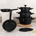 Zestaw 10-el garnki i patelnie BerlingerHaus BH-8197 Matte Black Collection