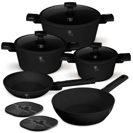 Zestaw 10-el garnki i patelnie BerlingerHaus BH-8197 Matte Black Collection