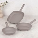 Zestaw 3 patelni BerlingerHaus Taupe BH-8109