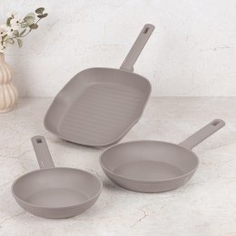 Zestaw 3 patelni BerlingerHaus Taupe BH-8109