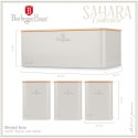 Zestaw 3 pojemników i chlebak BerlingerHaus BH-8901 Sahara Collection