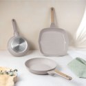 Zestaw 3 szt. patelni tytanowych, BerlingerHaus BH-8342 Taupe Nordic