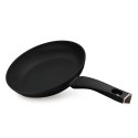 Zestaw Garnek z pokrywką i patelnia 24cm + podkładka Fashion TV FTV-0047 Matte Black- Rose Gold