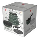 Zestaw garnków 12el. z odpinaną rączką BerlingerHaus Matte Green Collection BH-8423