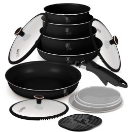 Zestaw garnków 13 el. z odpinaną rączką BerlingerHaus BH-8419 Black Rose Collection