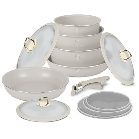 Zestaw garnków 13el. z odpinaną rączką BerlingerHaus Sahara Collection BH-8247