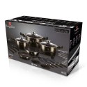 Zestaw garnków 17 el. BerlingerHaus Shiny Black BH-7146 | OUTLET