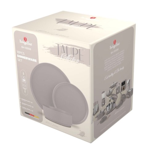 Zestaw obiadowy 17 el. BerlingerHaus BH-10006 Taupe Collection | OUTLET